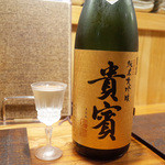 山介 - 《高知》亀泉 純米大吟醸 貴賓 生(60ccグラス950円)