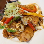 我が家 - 豚ニクキャベツの味噌炒め定食（日替わり