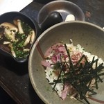 いたる - 〆は勿論にゃんこ飯．700円．