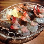 サッチモ - H.27.6.4.夜 天使のエビのカルパッチョ 800円