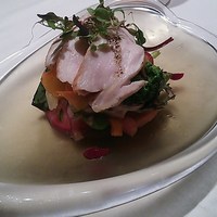 ラッフィナート - 播州地鶏、ビーツのソース、旬の野菜