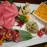 焼肉うしごろ - ４点盛り