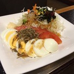 Okonomiyaki katsuchiyan - トマトスペシャルサラダ（450円）_2015年11月