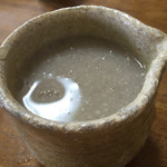 専心庵 - 蕎麦湯