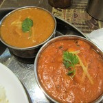 本格インドカレーの館 スパイス - 「先輩セット」のカレー達