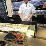 鮨でですけ - まだ生きているオニカサゴ