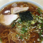 ラーメン まるひら - 大盛醤油麺固め¥750