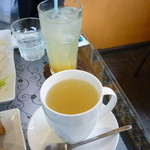 オリエンタルガーデン - ゆず茶アイスとホット