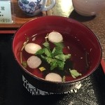 鳥峰うなぎ店 - お吸い物