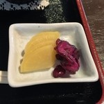 鳥峰うなぎ店 - お新香