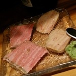 ビストロ シン 2 - 【2015年11月】フォアグラ＆白レバー　わさびと一緒に♪