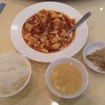 明輝 - ランチの麻婆豆腐