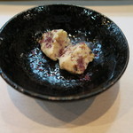 寿司栄 - 27年11月　ミル貝肝　メルロー赤ワイン塩