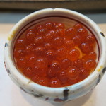 寿司栄 - 27年11月　自家製イクラ　雲丹練り込み御飯