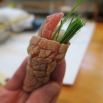 寿司栄 - 27年11月　中トロ葱炙り