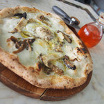 きのこのピッザ