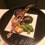 味乃 じゃんぼ - 【2015年09月】一品目：先付け。