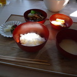 八雲茶寮 - 四つ椀にすべての料理が揃いました~ヽ(´▽`)ﾉ