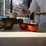 八雲茶寮 - 最後は鯛の味噌焼きとほうじ茶で…