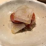 すし宮川  - からすみ だいこん