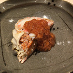 すし宮川  - 香箱蟹 黒酢ジュレ