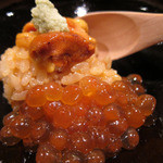 髙橋 謙太郎 - ウニご飯、イクラ添え