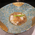 髙橋 謙太郎 - 伊勢海老のしゃぶしゃぶ、フカヒレの餡かけ、シロキクラゲ