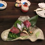 あぷちゃ - ＜2015年10月＞お刺身5種盛り980円