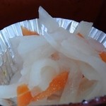 レストラン清豊 - 大根の酢の物