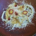 イカのカルボナーラ仕立て