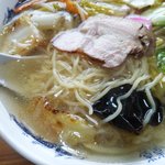 味の角さん - 塩野菜ラーメンアップ