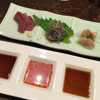 和牛料理 要 - 3種盛り