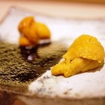 鮨 おとわ - 雲丹（バフン雲丹・ムラサキ雲丹）