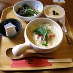 おとうふかふぇ 五六亭 - 豆乳リゾットセット(700円）