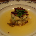 コムシコムサ - 帆立貝・筍・蚕豆のがレットのスープ仕立て