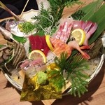 お魚と地酒 ちくちく - 造り盛合わせ♪