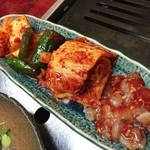喜楽亭 - キムチ盛合わせ♪