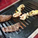 焼いてます♪てか焼き過ぎやん^^;