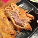 豚の晴れぶたい - トンカツ断面♪