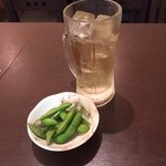 居酒屋りゅう - ハイボール、お通し