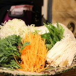 海の日  - しゃぶしゃぶ用の野菜