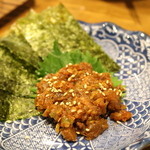 海の日  - あじのなめろう