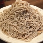 味奈登庵 - 蕎麦は大盛(サービス)。これの倍量の富士山盛も同じ値段ですが、流石に無理そうなので、、