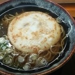 宝満茶屋山公 - 山公蕎麦（丸天付き）７００円