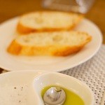 ムッチーニ - 試食の白トリュフオリーブオイルと黒トリュフソルト