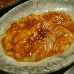 札幌焼肉　ひし丸 - ピリ辛味噌ホルモン　４５０円