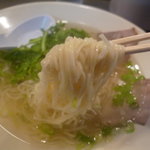 揚子江ラーメン 名門 - ☆麺は絡まっています（＾◇＾）☆