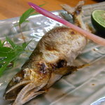 小魚料理 とみ助 - 鮎塩焼き（'10/7）