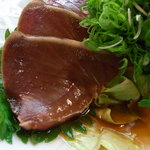 小魚料理 とみ助 - 鰹たたき（'10/7）