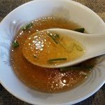 Seiriyuu Hanten - 201511五目チャーハン\650＋税 スープ